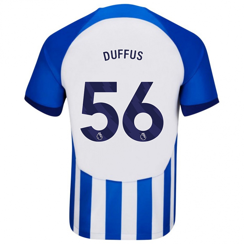 Mujer Camiseta Josh Duffus #56 Azul 1ª Equipación 2023/24 La Camisa México