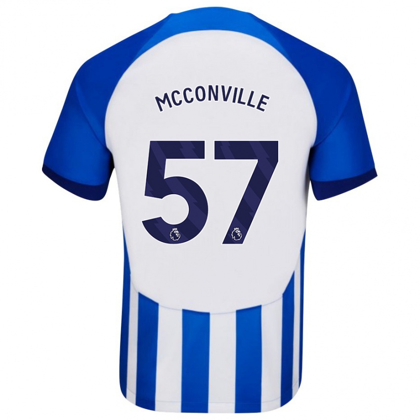 Mujer Camiseta Ruairi Mcconville #57 Azul 1ª Equipación 2023/24 La Camisa México