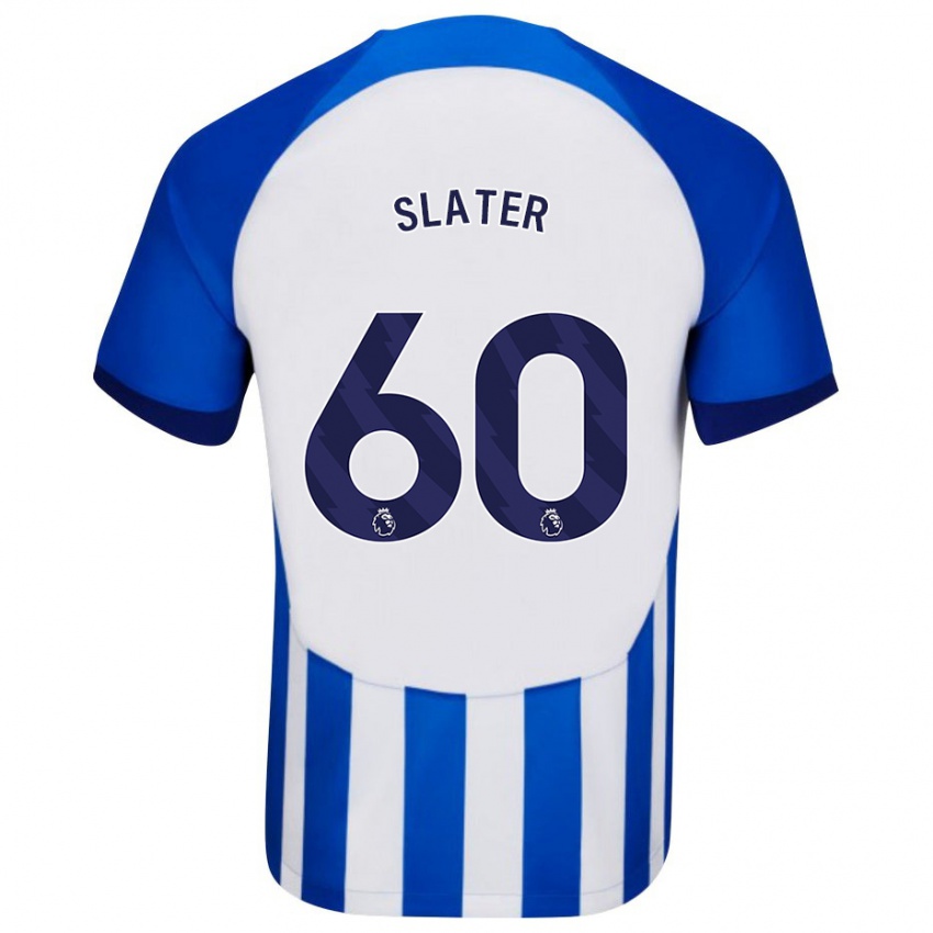 Mujer Camiseta Jacob Slater #60 Azul 1ª Equipación 2023/24 La Camisa México