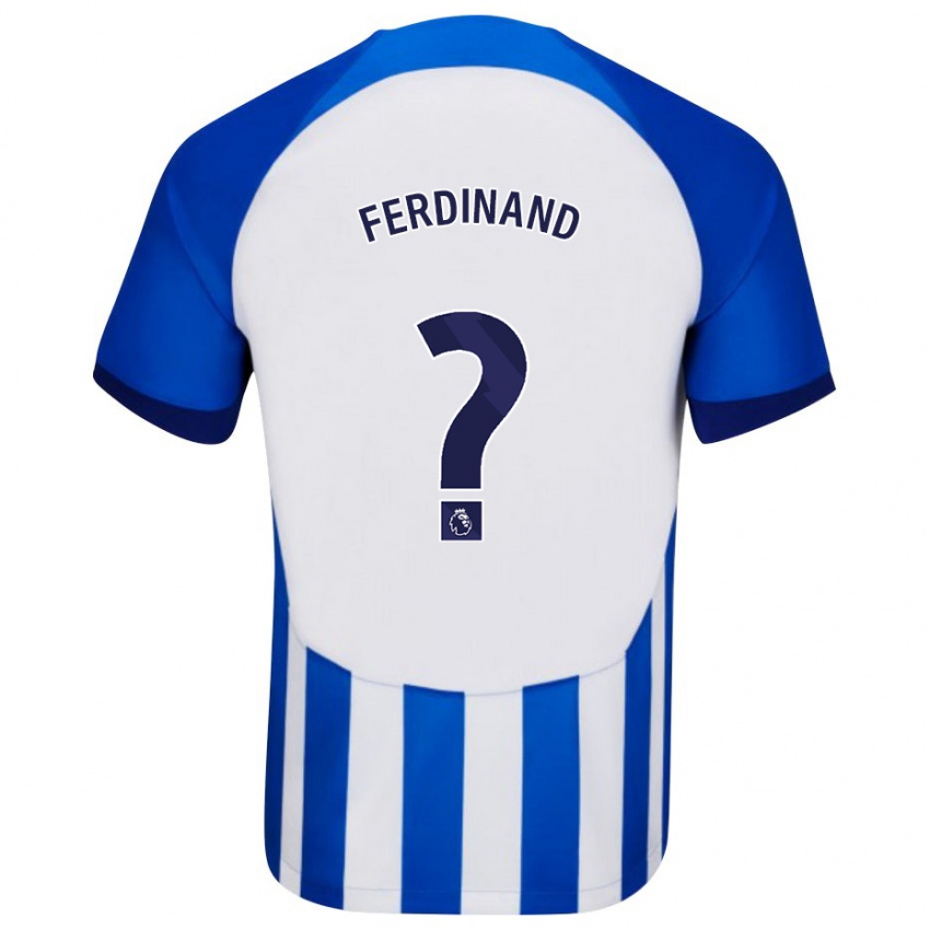 Mujer Camiseta Lorenz Ferdinand #0 Azul 1ª Equipación 2023/24 La Camisa México