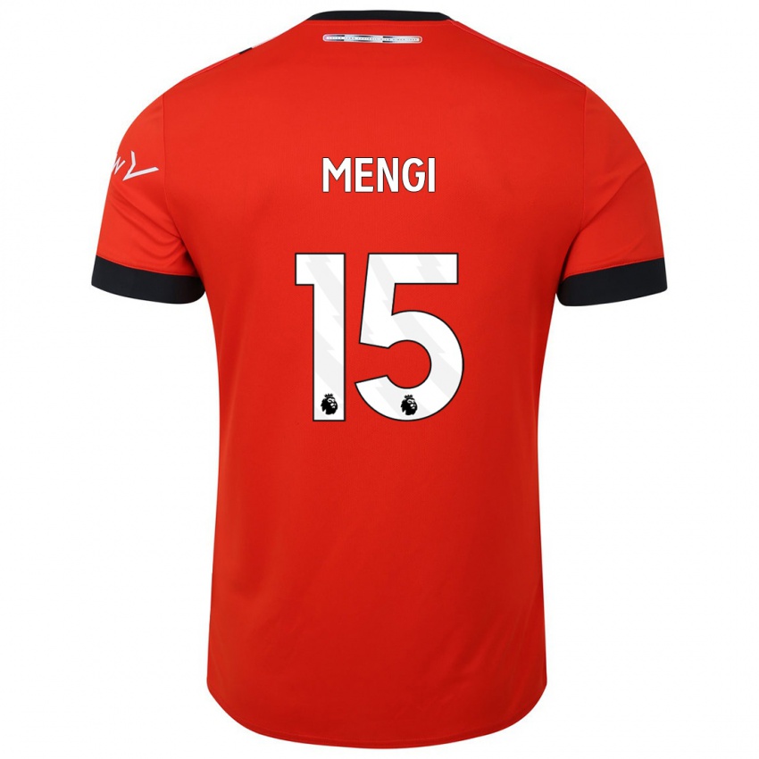 Mujer Camiseta Teden Mengi #15 Rojo 1ª Equipación 2023/24 La Camisa México