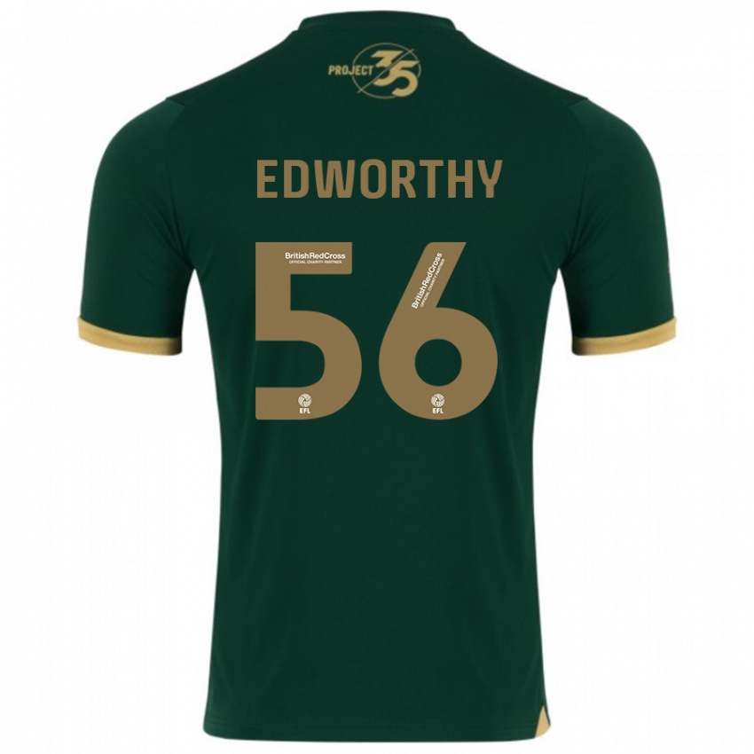 Mujer Camiseta Kieran Edworthy #56 Verde 1ª Equipación 2023/24 La Camisa México