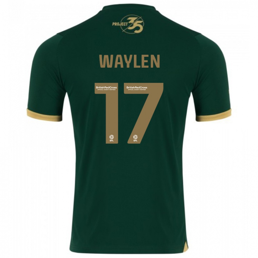 Mujer Camiseta Libby Waylen #17 Verde 1ª Equipación 2023/24 La Camisa México