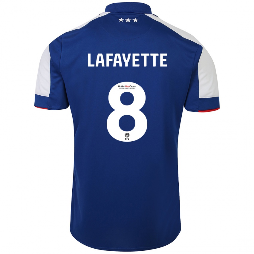 Mujer Camiseta Abbie Lafayette #8 Azul 1ª Equipación 2023/24 La Camisa México