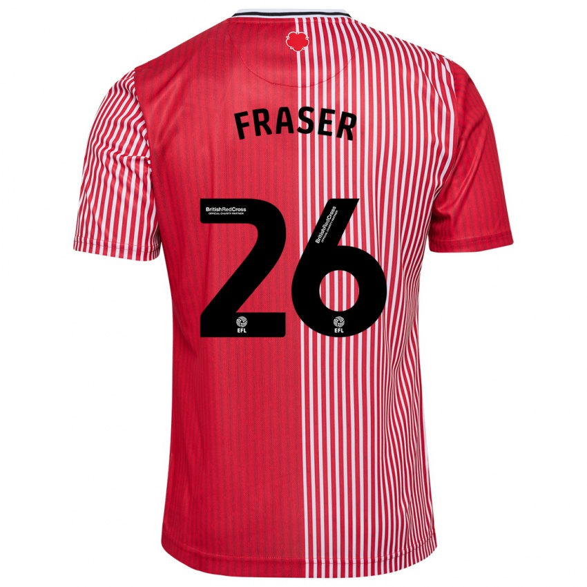 Mujer Camiseta Ryan Fraser #26 Rojo 1ª Equipación 2023/24 La Camisa México