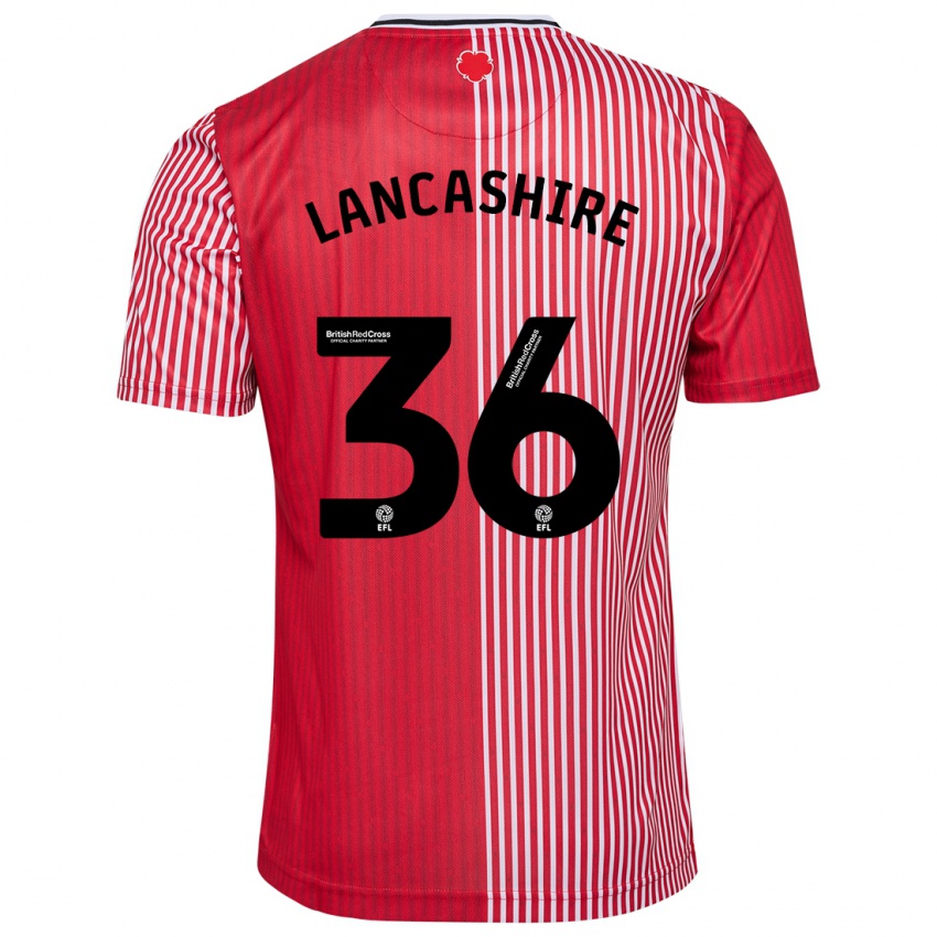 Mujer Camiseta Olly Lancashire #36 Rojo 1ª Equipación 2023/24 La Camisa México