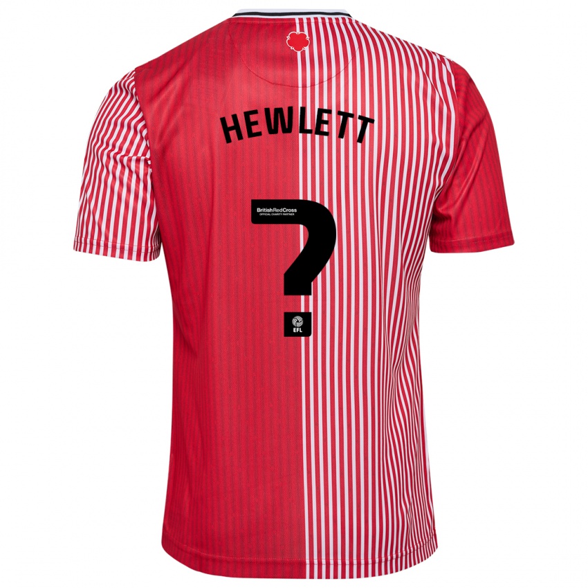 Mujer Camiseta Jem Hewlett #0 Rojo 1ª Equipación 2023/24 La Camisa México