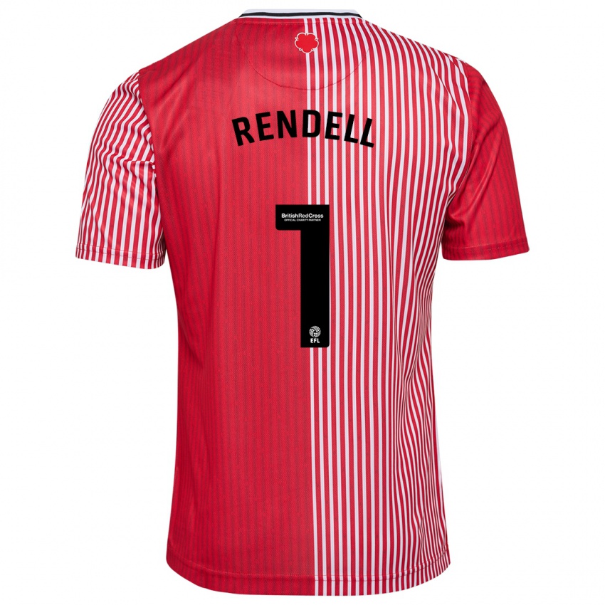 Mujer Camiseta Kayla Rendell #1 Rojo 1ª Equipación 2023/24 La Camisa México