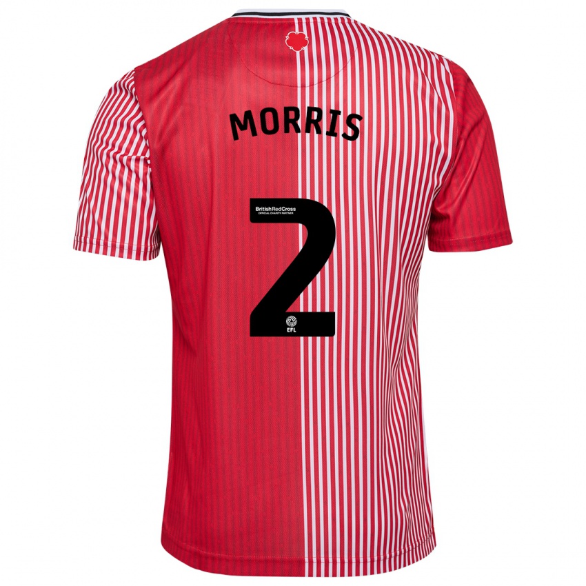 Mujer Camiseta Ella Morris #2 Rojo 1ª Equipación 2023/24 La Camisa México