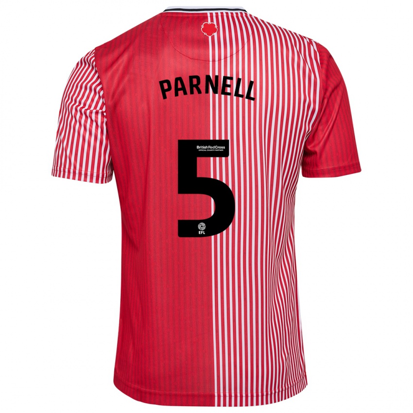 Mujer Camiseta Rosanna Parnell #5 Rojo 1ª Equipación 2023/24 La Camisa México