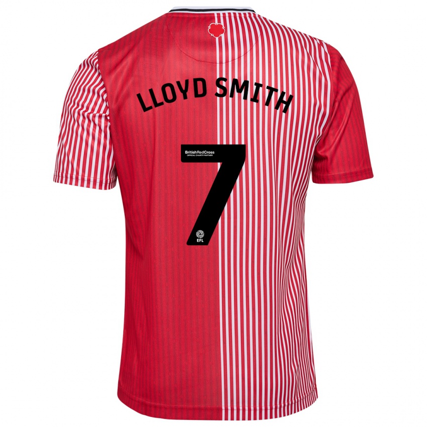 Mujer Camiseta Lexi Lloyd-Smith #7 Rojo 1ª Equipación 2023/24 La Camisa México