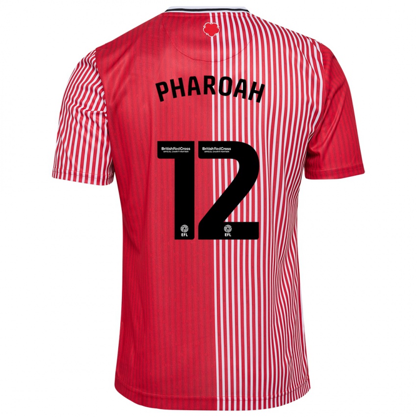 Mujer Camiseta Sophia Pharoah #12 Rojo 1ª Equipación 2023/24 La Camisa México