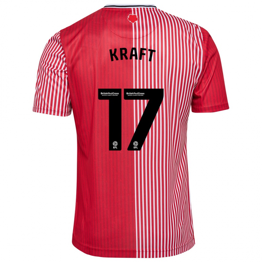 Mujer Camiseta Emily Kraft #17 Rojo 1ª Equipación 2023/24 La Camisa México