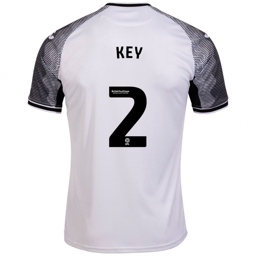 Mujer Camiseta Josh Key #2 Blanco 1ª Equipación 2023/24 La Camisa México