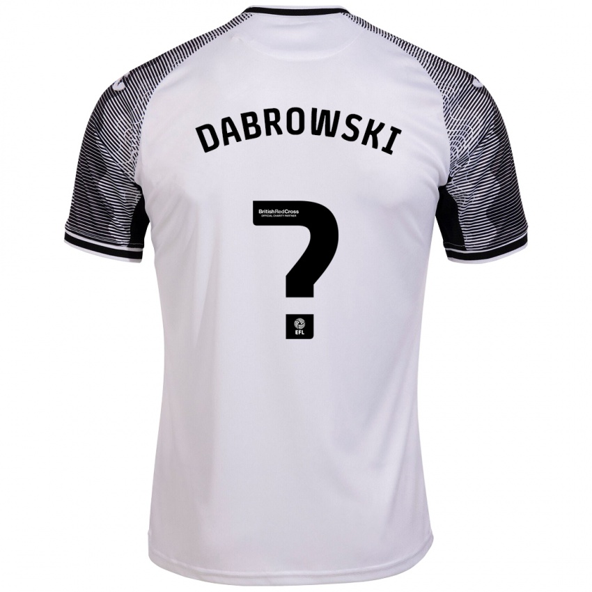 Mujer Camiseta Sebastian Dabrowski #0 Blanco 1ª Equipación 2023/24 La Camisa México