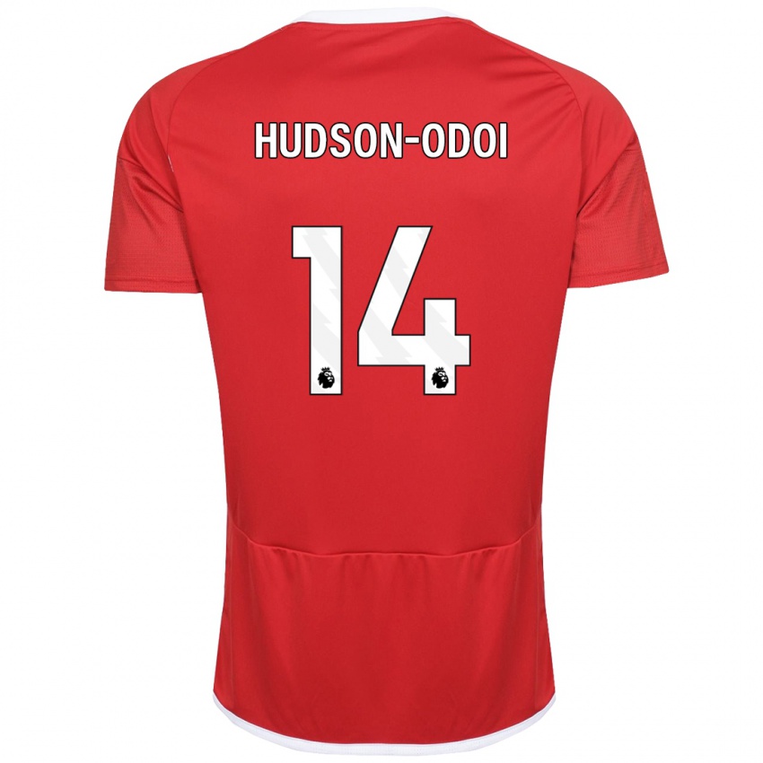 Mujer Camiseta Callum Hudson-Odoi #14 Rojo 1ª Equipación 2023/24 La Camisa México