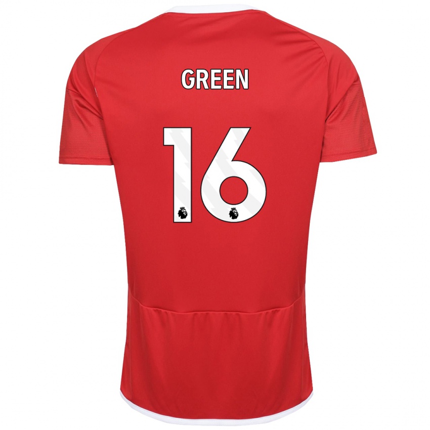 Mujer Camiseta Mollie Green #16 Rojo 1ª Equipación 2023/24 La Camisa México