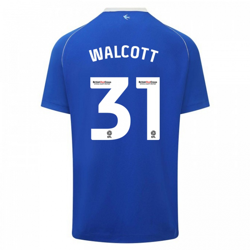 Mujer Camiseta Malachi Fagan Walcott #31 Azul 1ª Equipación 2023/24 La Camisa México