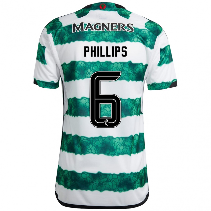 Mujer Camiseta Nathaniel Phillips #6 Verde 1ª Equipación 2023/24 La Camisa México