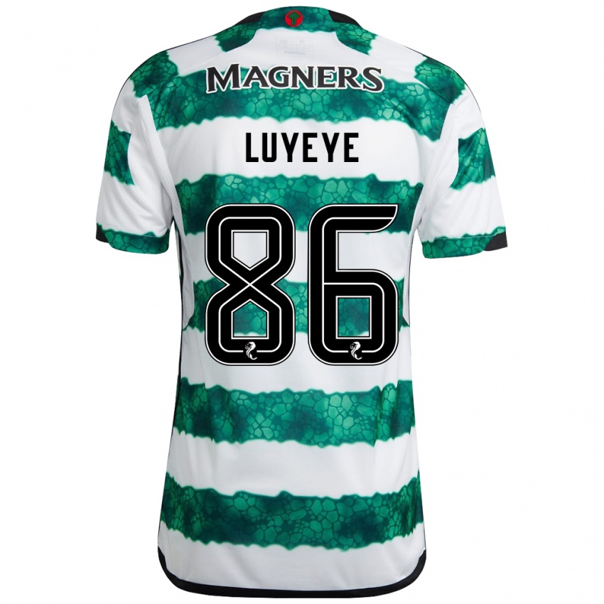 Mujer Camiseta Benny-Jackson Luyeye #86 Verde 1ª Equipación 2023/24 La Camisa México