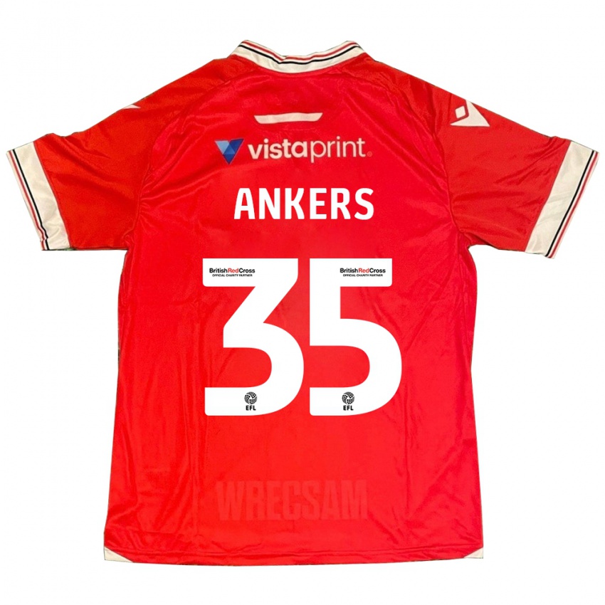 Mujer Camiseta Chloe Ankers #35 Rojo 1ª Equipación 2023/24 La Camisa México