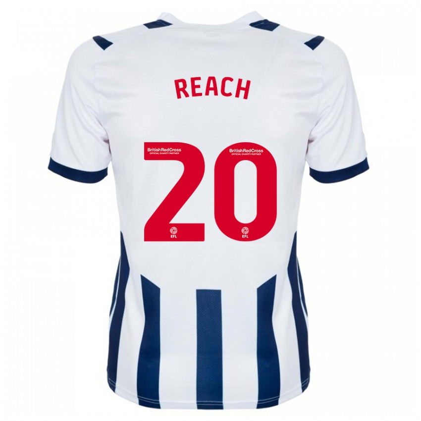 Mujer Camiseta Adam Reach #20 Blanco 1ª Equipación 2023/24 La Camisa México