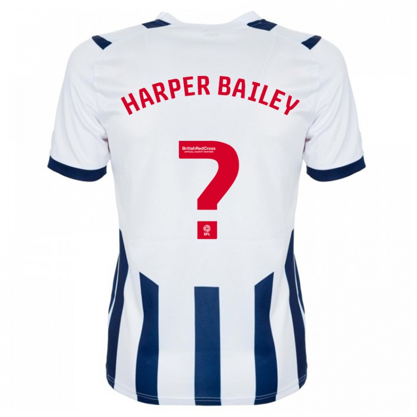 Mujer Camiseta Aaron Harper-Bailey #0 Blanco 1ª Equipación 2023/24 La Camisa México