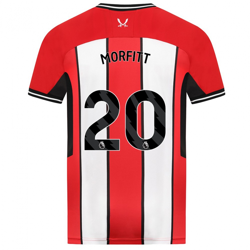 Mujer Camiseta Izzy Morfitt #20 Rojo 1ª Equipación 2023/24 La Camisa México