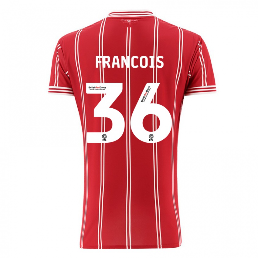 Mujer Camiseta Marlee Francois #36 Rojo 1ª Equipación 2023/24 La Camisa México