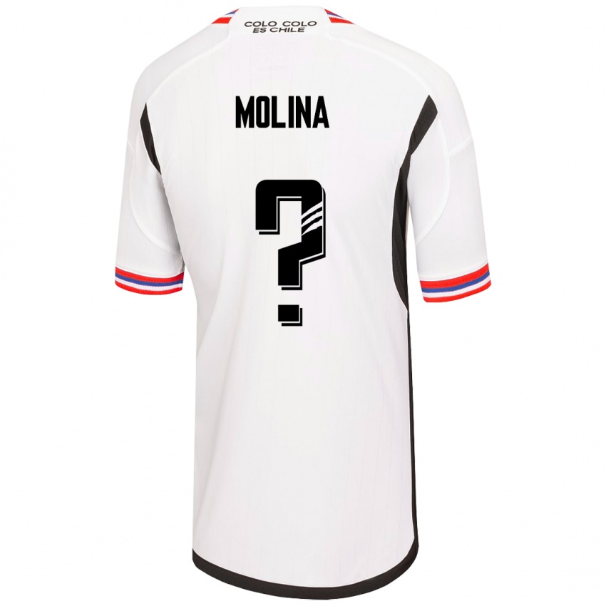 Mujer Camiseta Byron Molina #0 Blanco 1ª Equipación 2023/24 La Camisa México