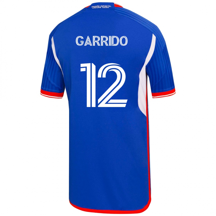 Mujer Camiseta Pedro Garrido #12 Azul 1ª Equipación 2023/24 La Camisa México