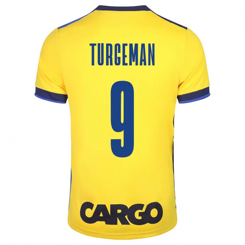 Mujer Camiseta Dor Turgeman #9 Amarillo 1ª Equipación 2023/24 La Camisa México