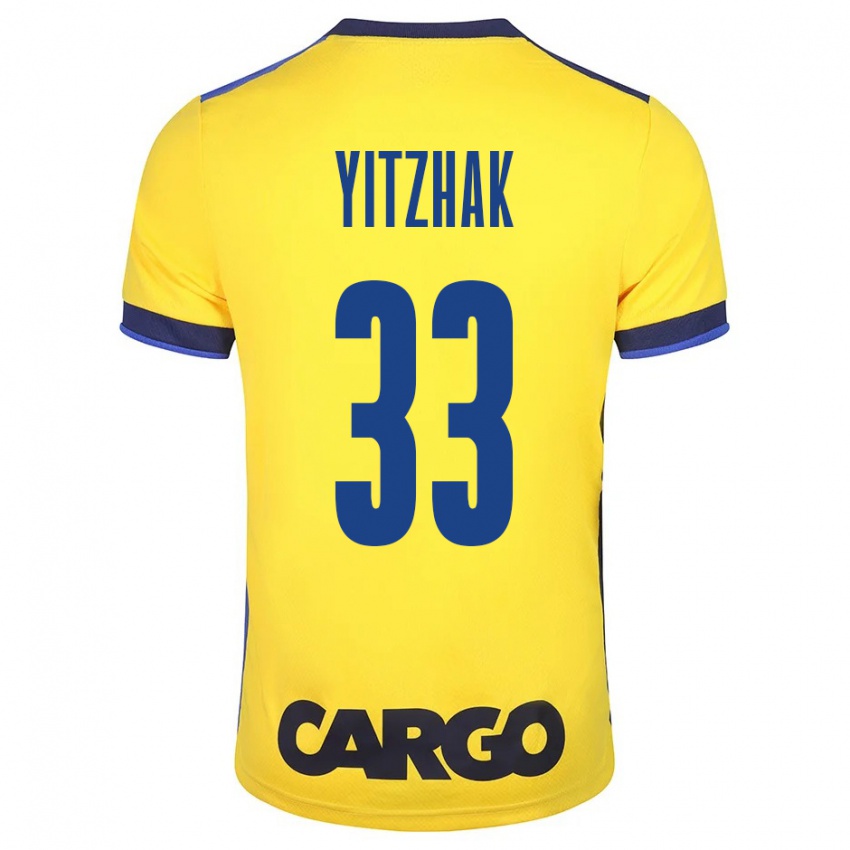 Mujer Camiseta Or Yitzhak #33 Amarillo 1ª Equipación 2023/24 La Camisa México