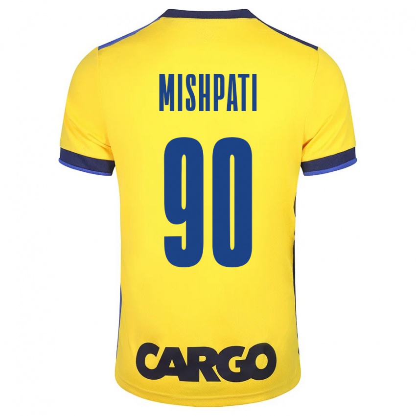 Mujer Camiseta Roi Mishpati #90 Amarillo 1ª Equipación 2023/24 La Camisa México