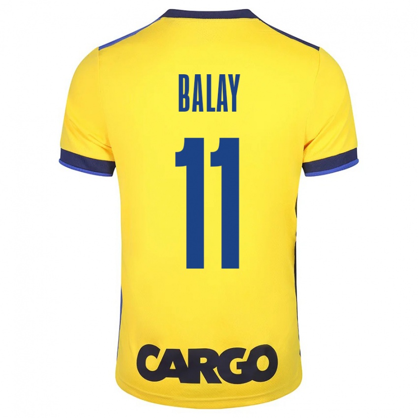 Mujer Camiseta Yehuda Balay #11 Amarillo 1ª Equipación 2023/24 La Camisa México