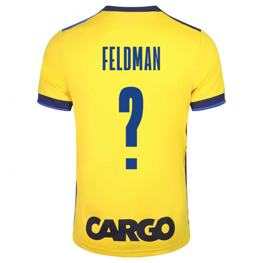 Mujer Camiseta Ron Feldman #0 Amarillo 1ª Equipación 2023/24 La Camisa México