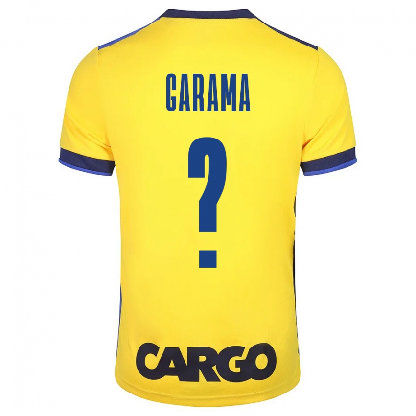 Mujer Camiseta Ben Garama #0 Amarillo 1ª Equipación 2023/24 La Camisa México