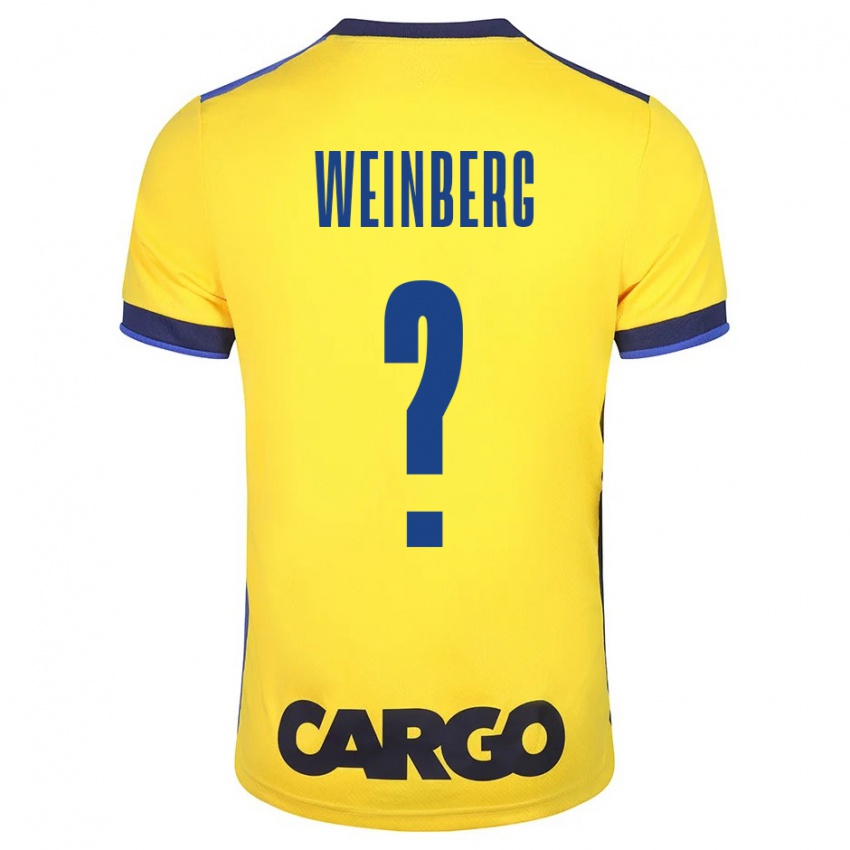 Mujer Camiseta Idan Weinberg #0 Amarillo 1ª Equipación 2023/24 La Camisa México