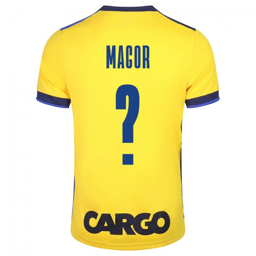 Mujer Camiseta Roee Magor #0 Amarillo 1ª Equipación 2023/24 La Camisa México