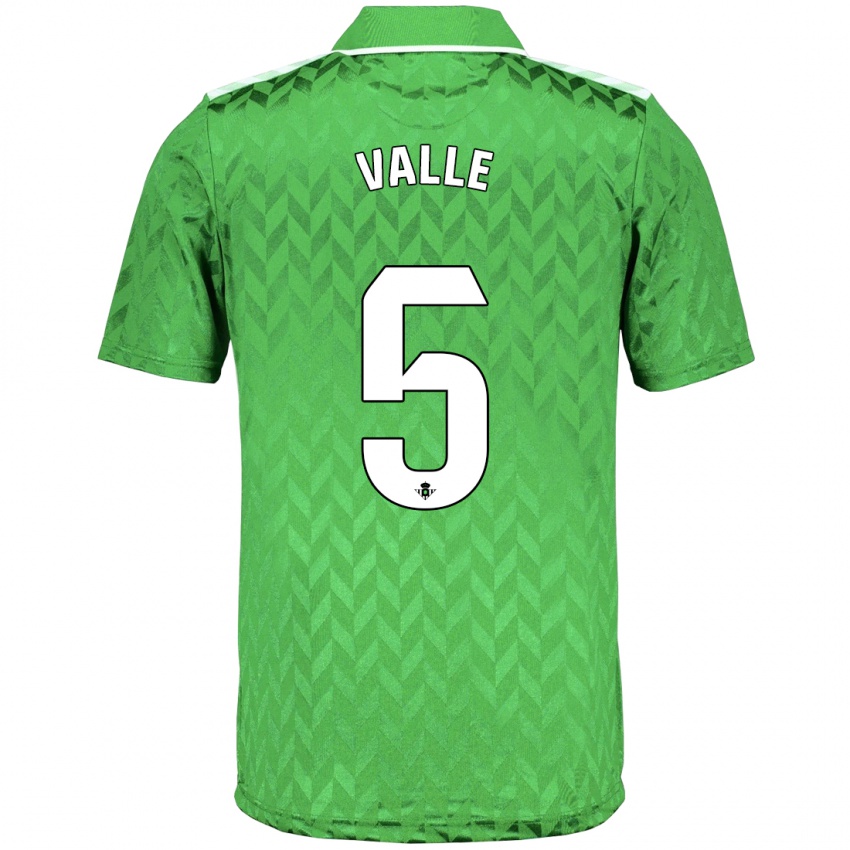 Mujer Camiseta María Valle López #5 Verde 2ª Equipación 2023/24 La Camisa México