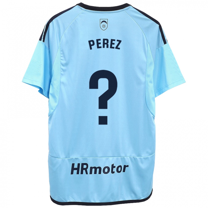 Mujer Camiseta Bruno Perez #0 Azul 2ª Equipación 2023/24 La Camisa México