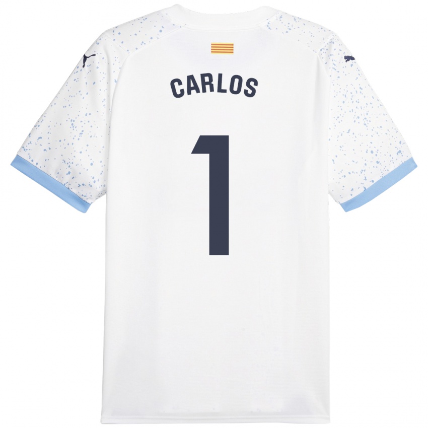Mujer Camiseta Juan Carlos #1 Blanco 2ª Equipación 2023/24 La Camisa México