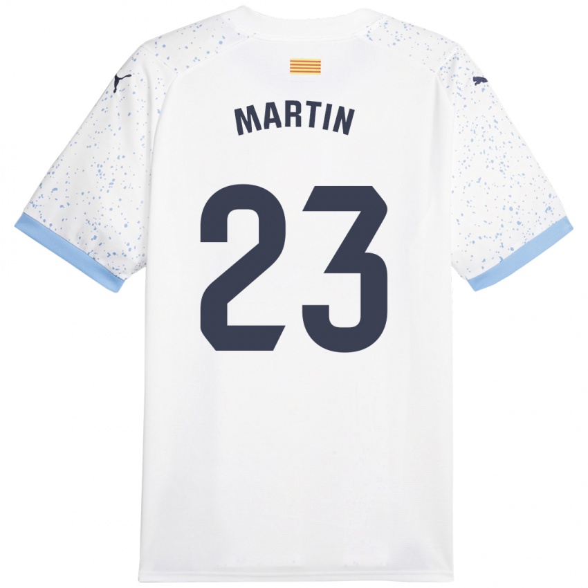 Mujer Camiseta Iván Martín #23 Blanco 2ª Equipación 2023/24 La Camisa México