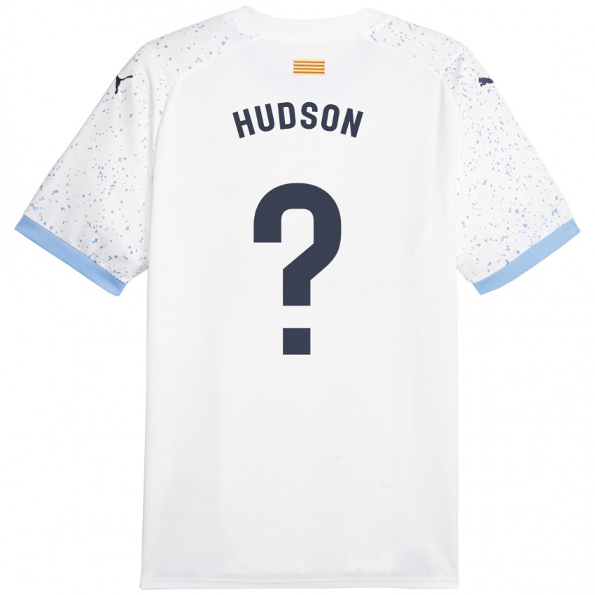 Mujer Camiseta Hudson #0 Blanco 2ª Equipación 2023/24 La Camisa México