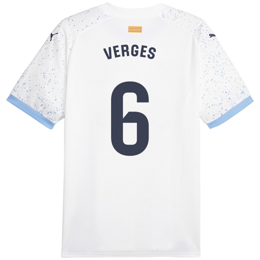 Mujer Camiseta Mar Vergés #6 Blanco 2ª Equipación 2023/24 La Camisa México