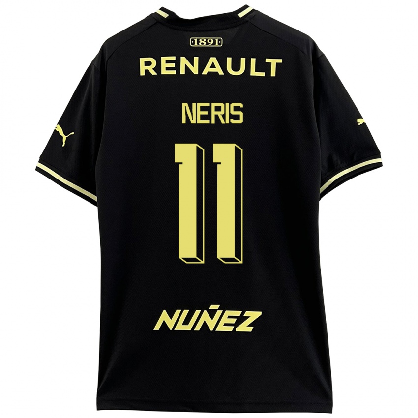 Mujer Camiseta José Neris #11 Negro 2ª Equipación 2023/24 La Camisa México