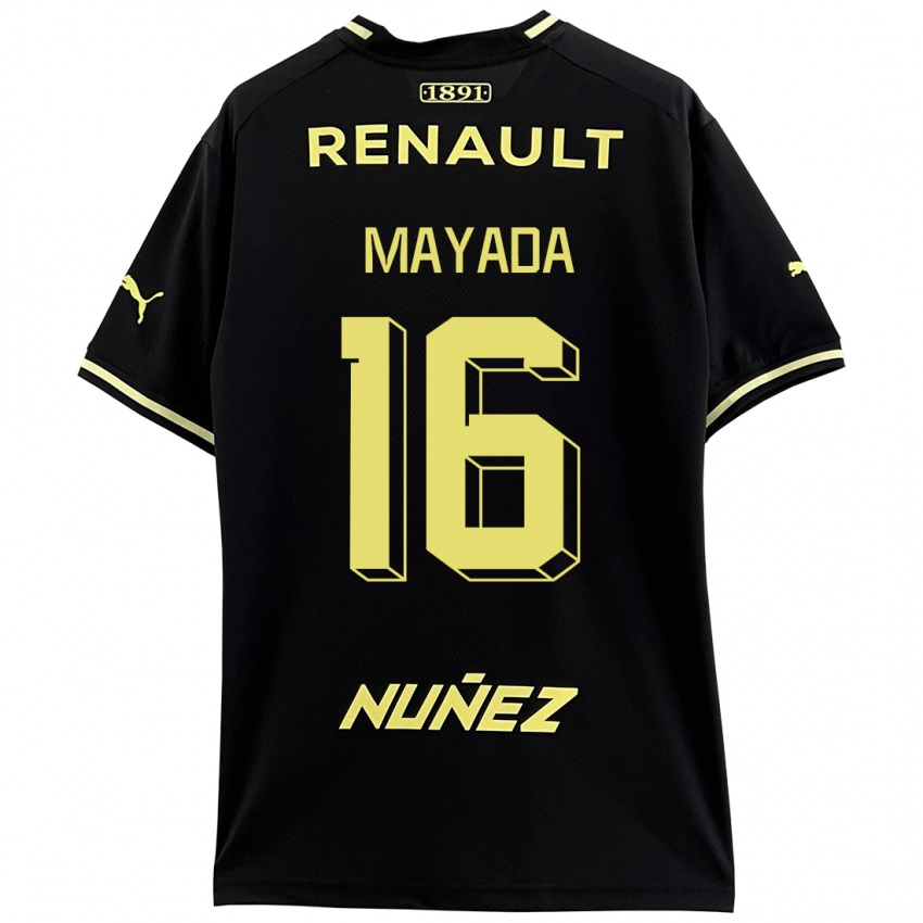 Mujer Camiseta Camilo Mayada #16 Negro 2ª Equipación 2023/24 La Camisa México