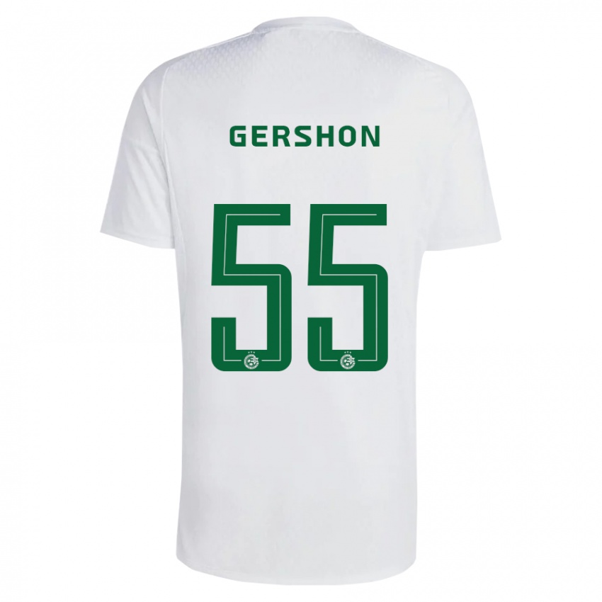 Mujer Camiseta Rami Gershon #55 Verde Azul 2ª Equipación 2023/24 La Camisa México