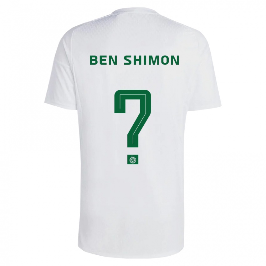 Mujer Camiseta Elad Ben Shimon #0 Verde Azul 2ª Equipación 2023/24 La Camisa México