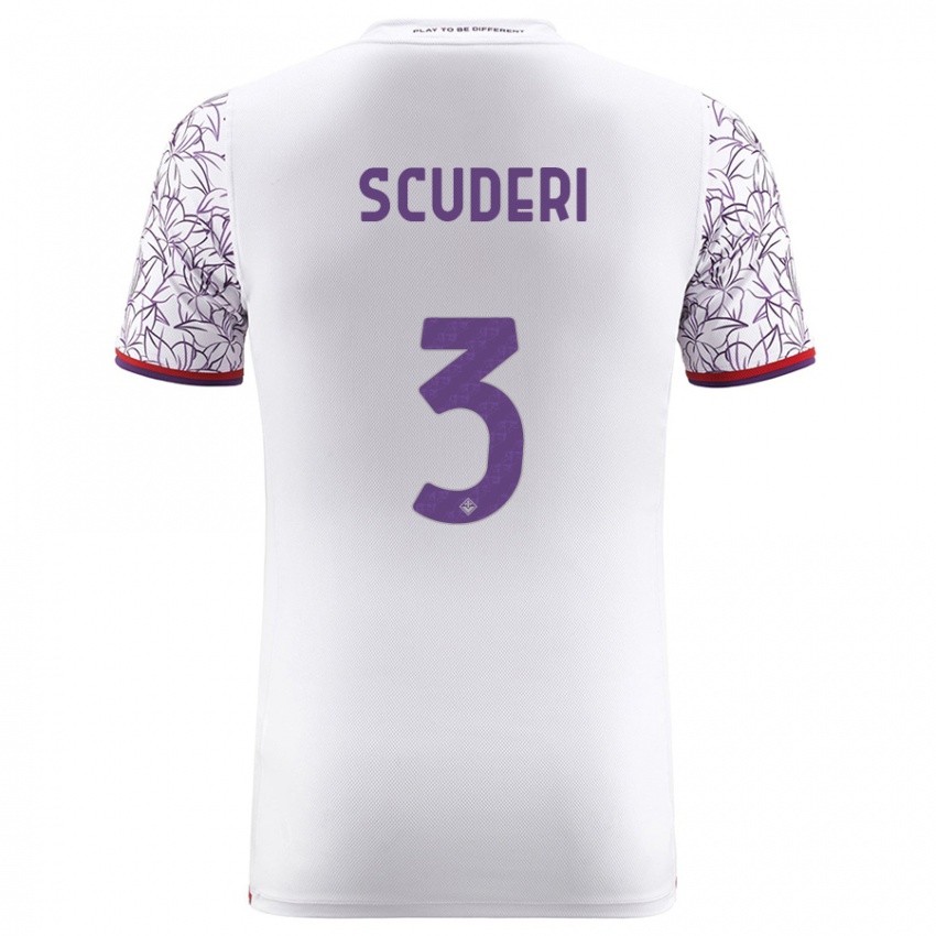 Mujer Camiseta Giulio Scuderi #3 Blanco 2ª Equipación 2023/24 La Camisa México
